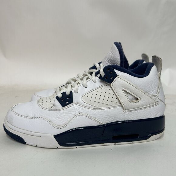 Nike Shoes Air Jordan 4 Retro BG “Columbia/Legend Blue” 2024 - Picture 6 of 9